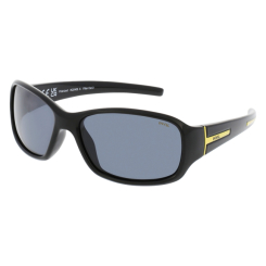 Солнцезащитные очки - Солнцезащитные очки INVU черные с желтыми вставками (22405A_IK)