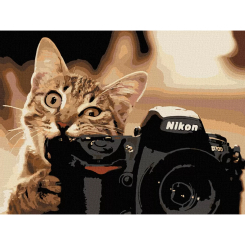 Товари для малювання - Картина за номерами Art Craft Пухнастий фотограф 40 х 50 см (11608-AC) Товари для малювання - Картина за номерами Art Craft Пухнастий фотограф 40 х 50 см (11608-AC)