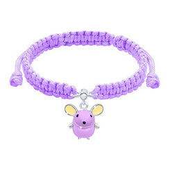 Ювелирные украшения - Браслет UMa&UMi Фиолетовый с мышкой (2800778867441)