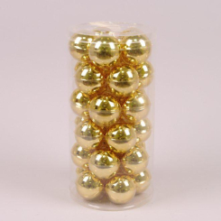 Аксесуари для свят - Кульки скляні Flora D-5,7 см. 30 шт(44574) (MR35646)