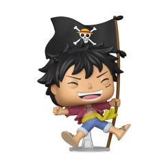 Фигурки персонажей - Фигурка Funko Pop One piece Луффи с флагом (91970) Фигурки персонажей - Фигурка Funko Pop One piece Луффи с флагом (91970)