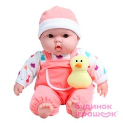 Игровые пупсы - Пупс JC Toys с утенком мягкий (JC35065-3)