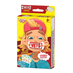Настільні ігри - Настільна гра Danko toys VETO міні (VETO-02-01U)