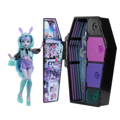Ляльки - Ігровий набір Monster High Неонові та бомбезні Жахо-секрети Твайли (HNF82)