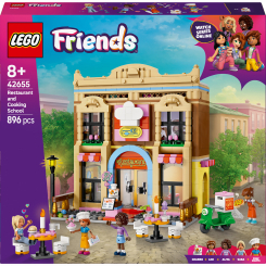 Конструкторы LEGO - Конструктор LEGO Friends Ресторан и кулинарная школа (42655)