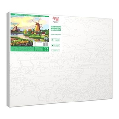 Товары для рисования - Картина по номерам Rosa Start Мельница у реки 35 x 45 см (N00013468)