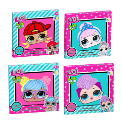 Наборы для лепки - Раскраска с воздушным пластилином Lovin L.O.L. Surprise! в ассортименте (LOL70217)