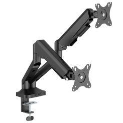 Мебель для геймеров - Настольное крепление для двух мониторов OfficePro 17-35'' 2-12kg Black (MA442B)