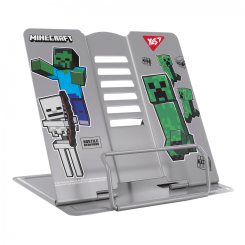 Канцтовари - Підставка для книг Yes Minecraft сіра (470528)