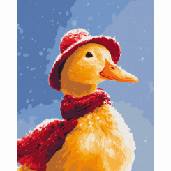 Товары для рисования - Картина по номерам Brushme Зимняя уточка (BS54488)