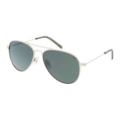 Солнцезащитные очки - Солнцезащитные очки INVU Kids Темно-зеленые авиаторы (K1102B)