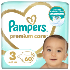 Товари для догляду - Підгузки Pampers Premium care Midi 6-10 кг 60 шт (4015400274780)