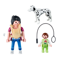 Конструктори з унікальними деталями - Конструктор Playmobil Special plus Мама з дитиною і собакою (70154) (6336511)