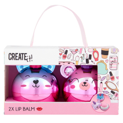 Косметика - Набор детских бальзамов для губ Create It! Fun 2 шт (84570)