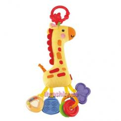 Погремушки, прорезыватели - Мягкая подвеска-погремушка Сафари Fisher-Price в ассортименте (CCG06)