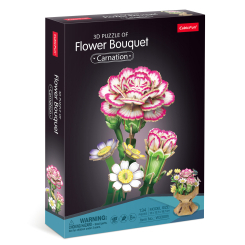 3D-пазлы - Трехмерный пазл CubicFun Букет цветов Гвоздики (W3300h)