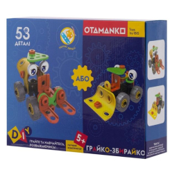 Конструктори з унікальними деталями - Конструктор Otamanko Грайко-збирайко 2-в-1 53 деталі (532.01.83) Конструктори з унікальними деталями - Конструктор Otamanko Грайко-збирайко 2-в-1 53 деталі (532.01.83)