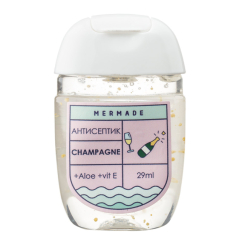 Антисептики и маски - Антисептик-гель для рук Mermade Champagne 29 мл (MR0006)