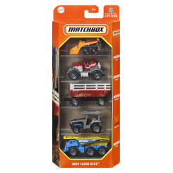 Транспорт и спецтехника - Набор автомобилей Matchbox MBX Farm rings (С1817/HVT82).