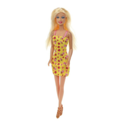 Куклы - Детская кукла "Fashion girl" DEFA Bambi 8451-BF 29 см Желтый (36370s45242)