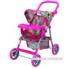 Транспорт і улюбленці - Аксесуар Коляска для ляльки Todsy Milana з бампером (2026002) Транспорт і улюбленці - Аксесуар Коляска для ляльки Todsy Milana з бампером (2026002)