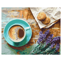 Товары для рисования - Картина по номерам Brushme Лавандовое утро (BS21514) Товары для рисования - Картина по номерам Brushme Лавандовое утро (BS21514)