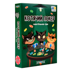 Настольные игры - Настольная игра Strateg Кошачий покер (30940)