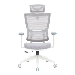 Меблі для геймерів - Крісло OfficePro Elegant White/Light Gray (OC600-W-LG-LG) Меблі для геймерів - Крісло OfficePro Elegant White/Light Gray (OC600-W-LG-LG)