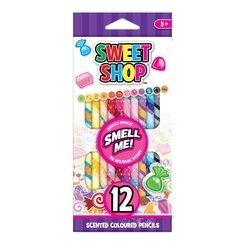 Канцтовари - Набір ароматних олівців Sweet Shop 12 кольорів (48601)