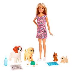 Модельные куклы - Набор Barbie Щенячий детский сад (FXH08)