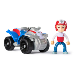 Фігурки персонажів - Ігровий набір Paw Patrol Базовий рятівний автомобіль з водієм Райдер (SM97237/6071212)