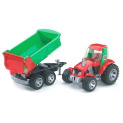 Транспорт і спецтехніка - Трактор з причепом з серії Roadmax BRUDER (20115)