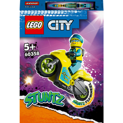 Конструкторы LEGO - Конструктор LEGO City Каскадерский кибермотоцикл (60358)