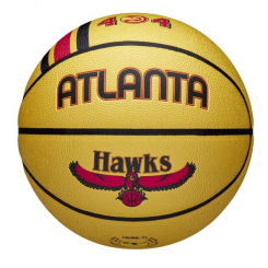 Спортивные активные игры - Мяч бакетбольный NBA TEAM CITY COLLECTOR BSKT ATL HAWKS Size 7 WZ4003901XB7