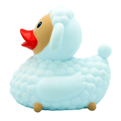 Іграшки для ванни - Каченя гумове LiLaLu FunnyDucks Овечка L1820