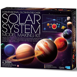 Наборы для творчества - Набор для исследований 4M Glowing imaginations 3D-модель Солнечной системы (00-05520)