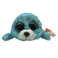 Мягкие животные - Мягкая игрушка TY Flippables Тюлень Вейвс 15 см (36676)