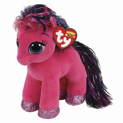 Мягкие животные - Мягкая игрушка TY Beanie Boo's Розовая пони Руби 15 см (36665)