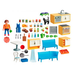 Конструктори з унікальними деталями - Конструктор PLAYMOBIL Кухня (5336) (4008789053367)