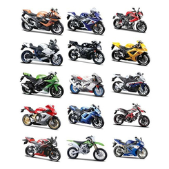 Транспорт и спецтехника - Мотоцикл игрушечный Maisto в ассортименте (31101-18)
