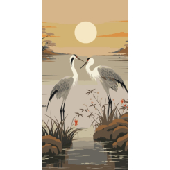 Товары для рисования - Картина по номерам Art Craft Серые журавли 40 х 80 см (11553-AC) Товары для рисования - Картина по номерам Art Craft Серые журавли 40 х 80 см (11553-AC)