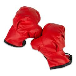 Спортивные активные игры - ​Боксерские перчатки Strateg красно-черные (2077)
