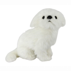 М'які тварини - Мʼяка іграшка Hansa Ши-тцу біле 30 см (4806021973233)