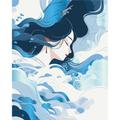 Товари для малювання - Картина за номерами Art Craft Стихія повітря з металізованими фарбами 40 х 50 см (10189-AC)