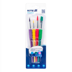 Канцтовары - Набор кистей Kite Creative 4 шт (K-334-1)