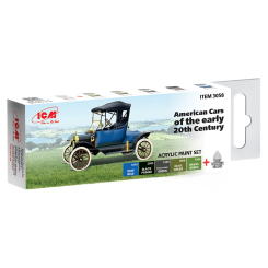 Канцтовары - Набор красок ІСМ Для американских автомобилей начала 20 века (3058) Канцтовары - Набор красок ІСМ Для американских автомобилей начала 20 века (3058)