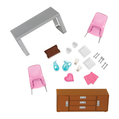Меблі та будиночки - Ігровий набір Lori Меблі для їдальні (LO37030Z)