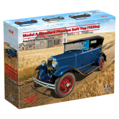 Конструкторы с уникальными деталями - Конструктор ІСМ Американский легковой автомобиль A Standard Phaeton с мягким верхом 1930-е года (24050) 