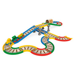Залізниці та потяги - Ігровий набір Wader Kid cars Залізниця 410 см (51711)
