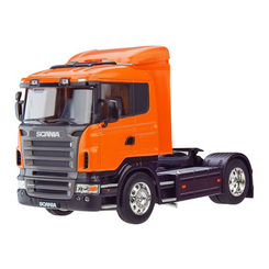 Транспорт и спецтехника - Автомодель Welly Scania R470 1:32 оранжевая (32625W/1)